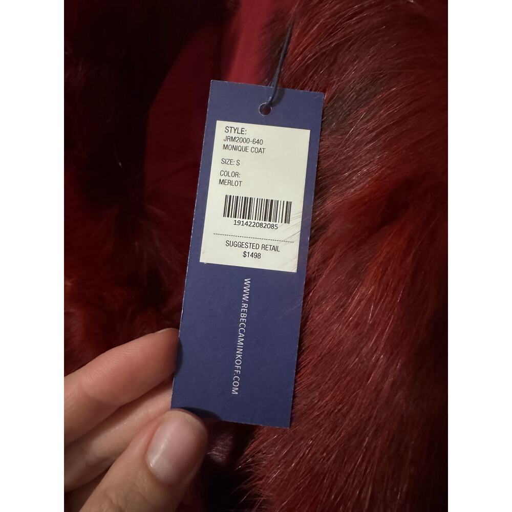 NWT Rebecca Minkoff Jocelyn Fox Fur Coat Size S - Picture 9 of 13